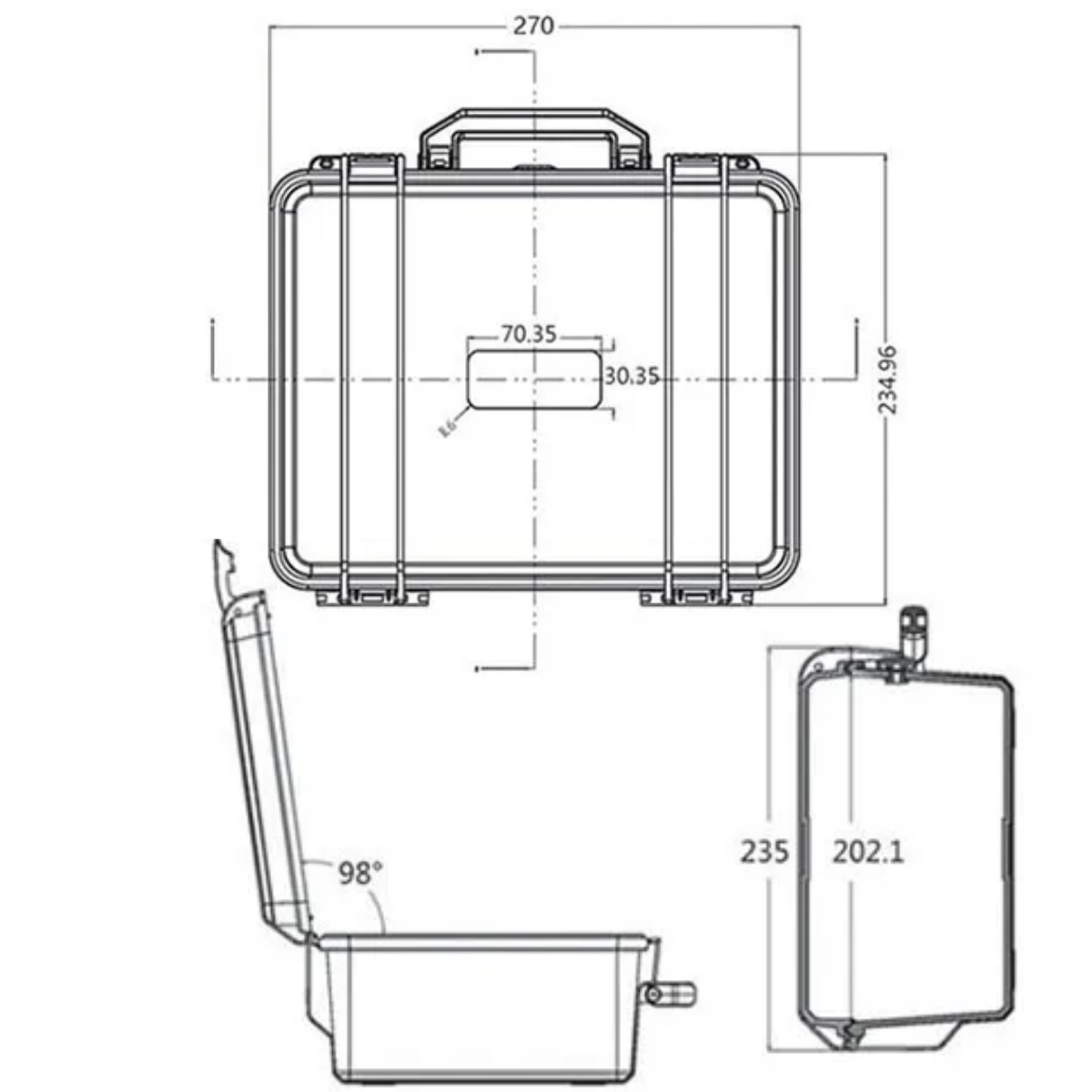 Hard Shell Waterproof Organize - Fish Finder Case のレビューと価格