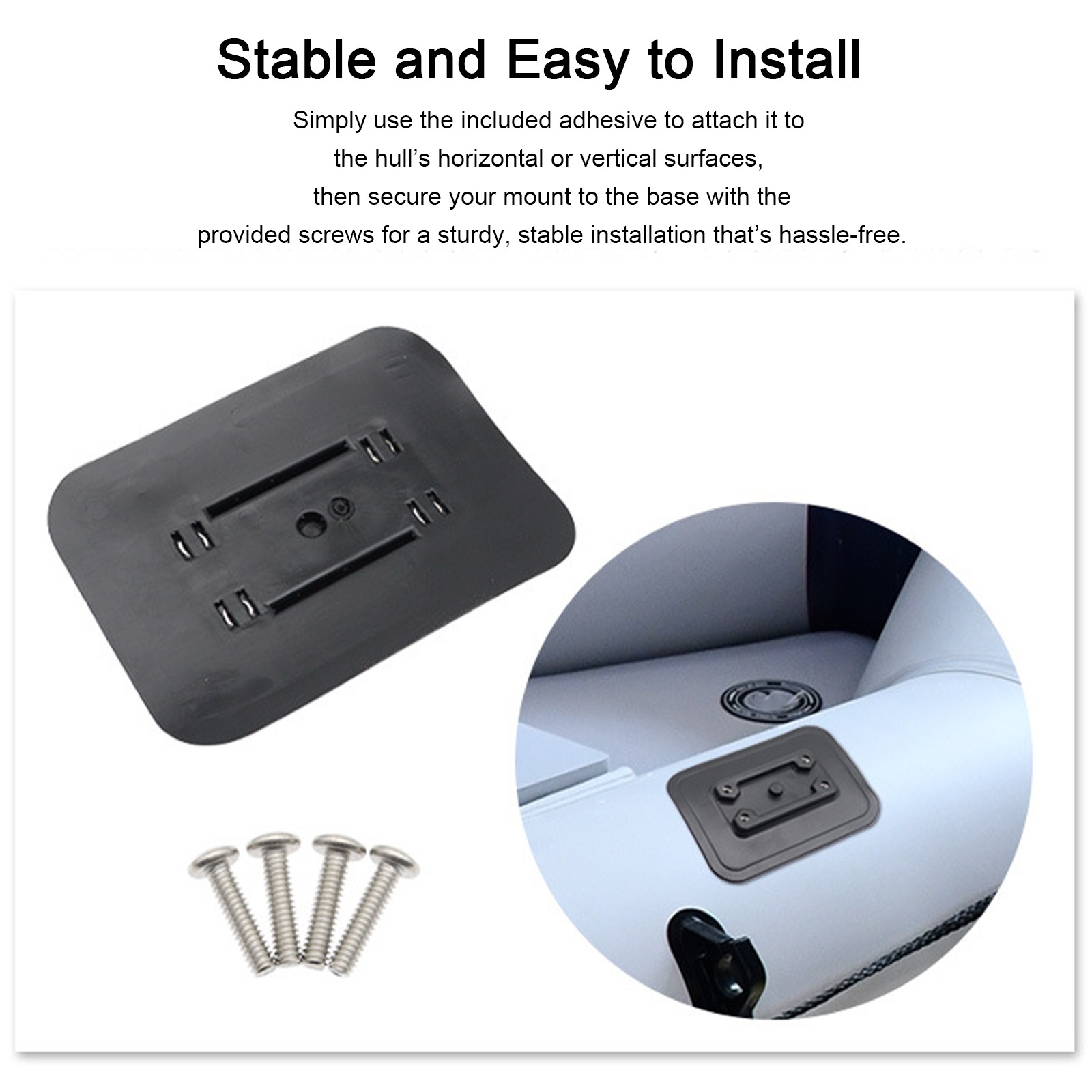 1 Set Inflatable Boat Fishing  - Fish Finder Mount のレビューと価格