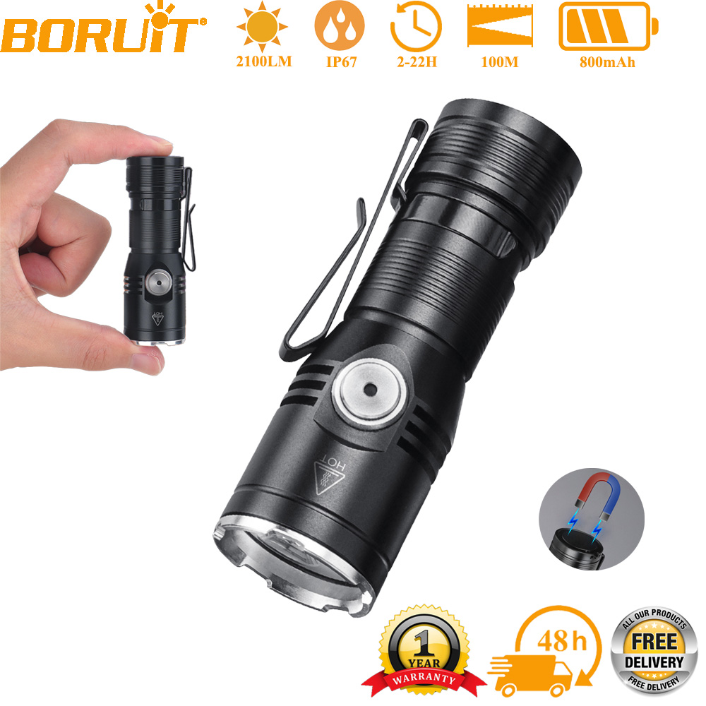 BORUiT ET15 EDC Flashlight Ult - Fish Finder Battery のレビューと価格
