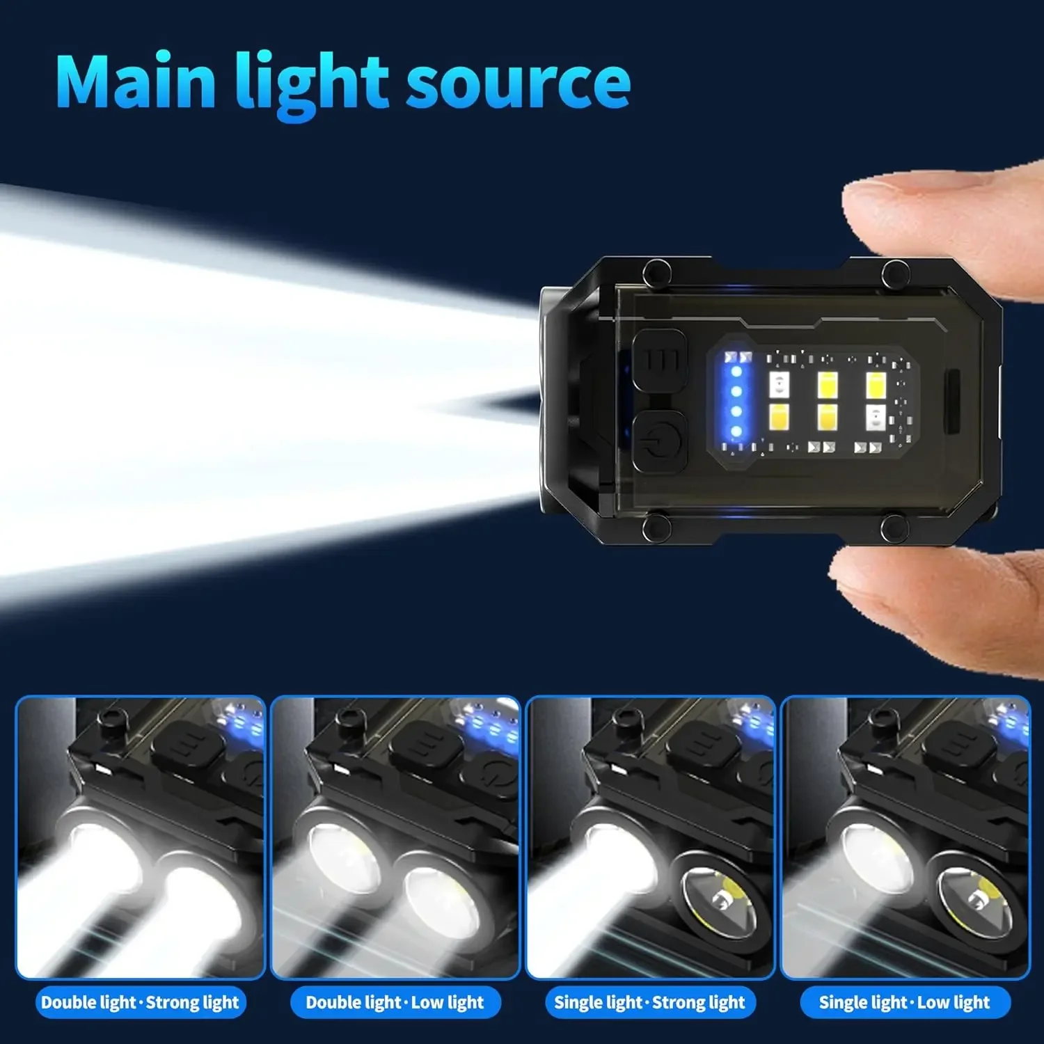 Clip-On Flashlight Rechargeabl - Fishing Light のレビューと価格