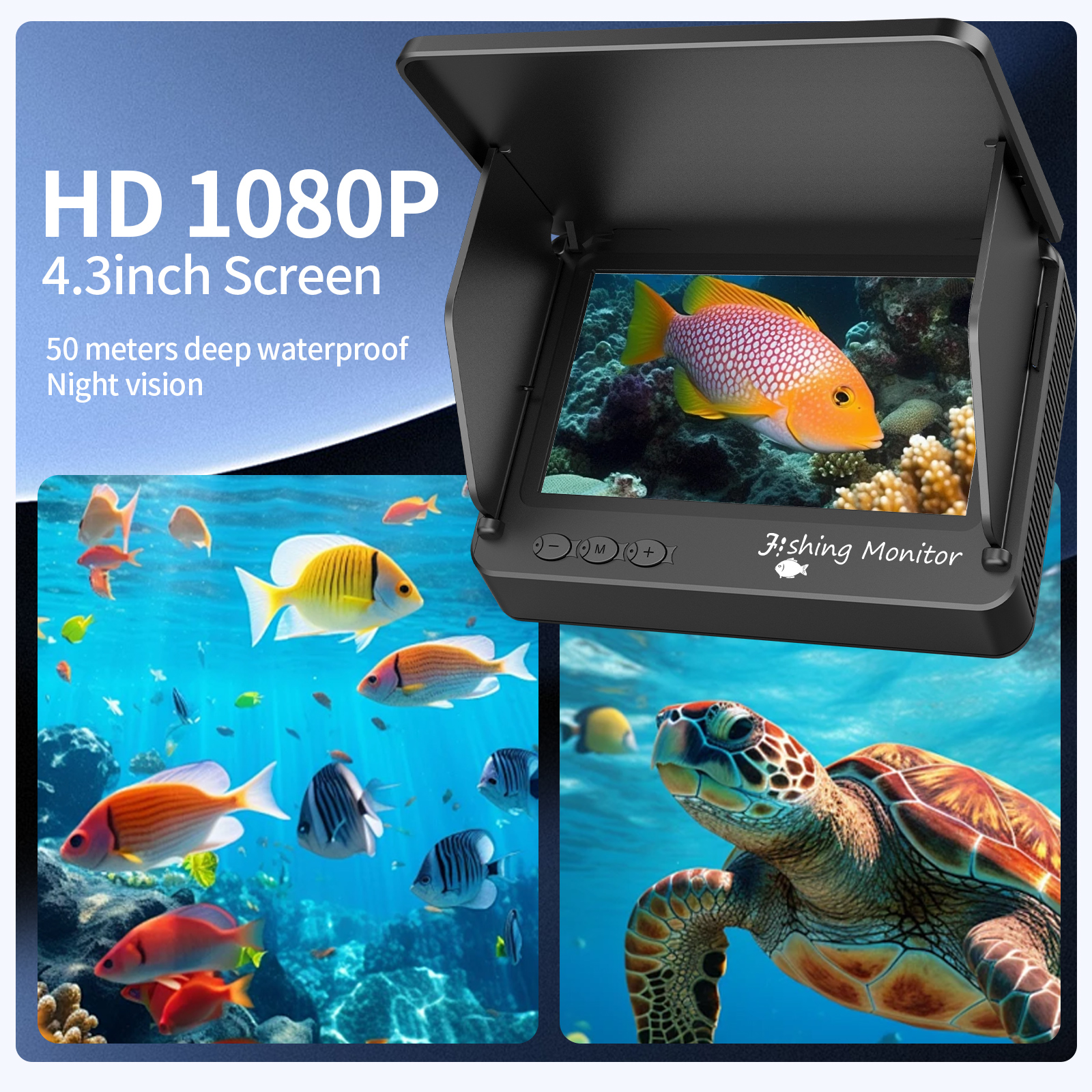 Underwater Fishing Camera 1080 - Fish Finder Portable のレビューと価格