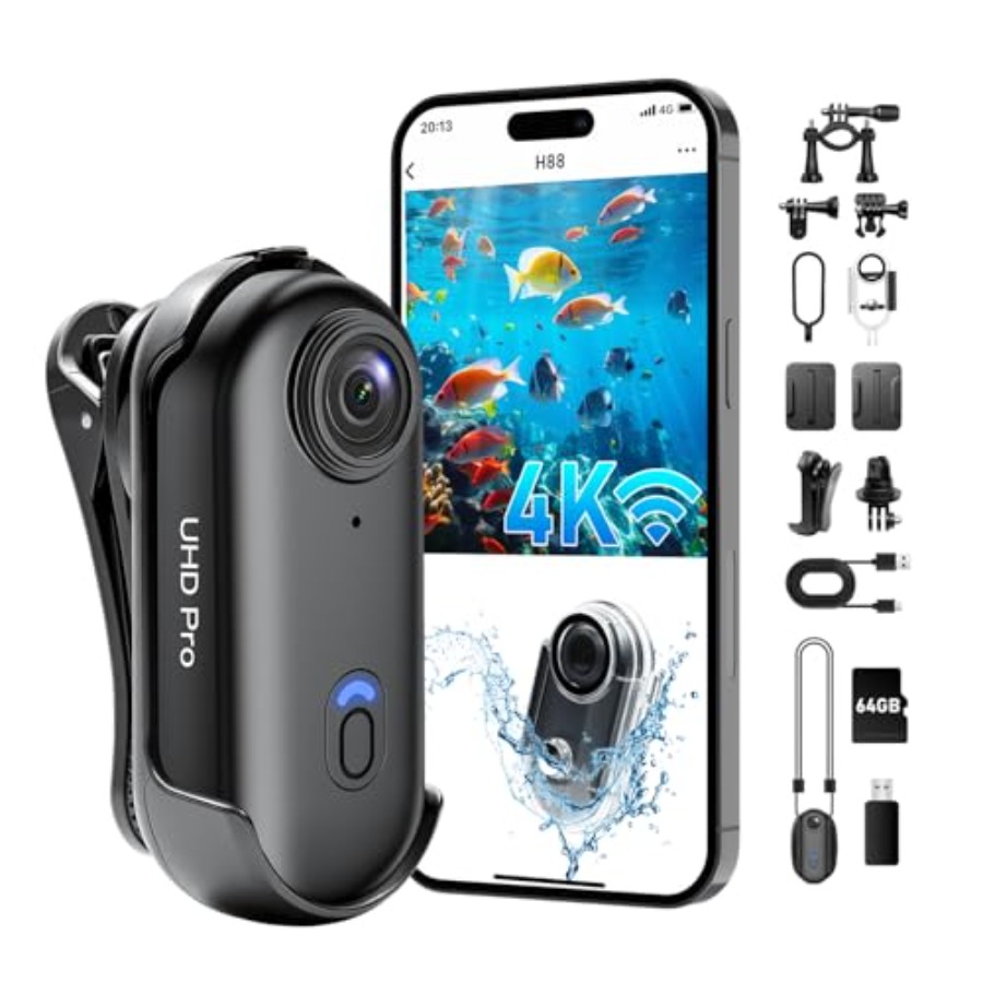 4K Action Camera for Cycling H - Fishing Camera のレビューと価格