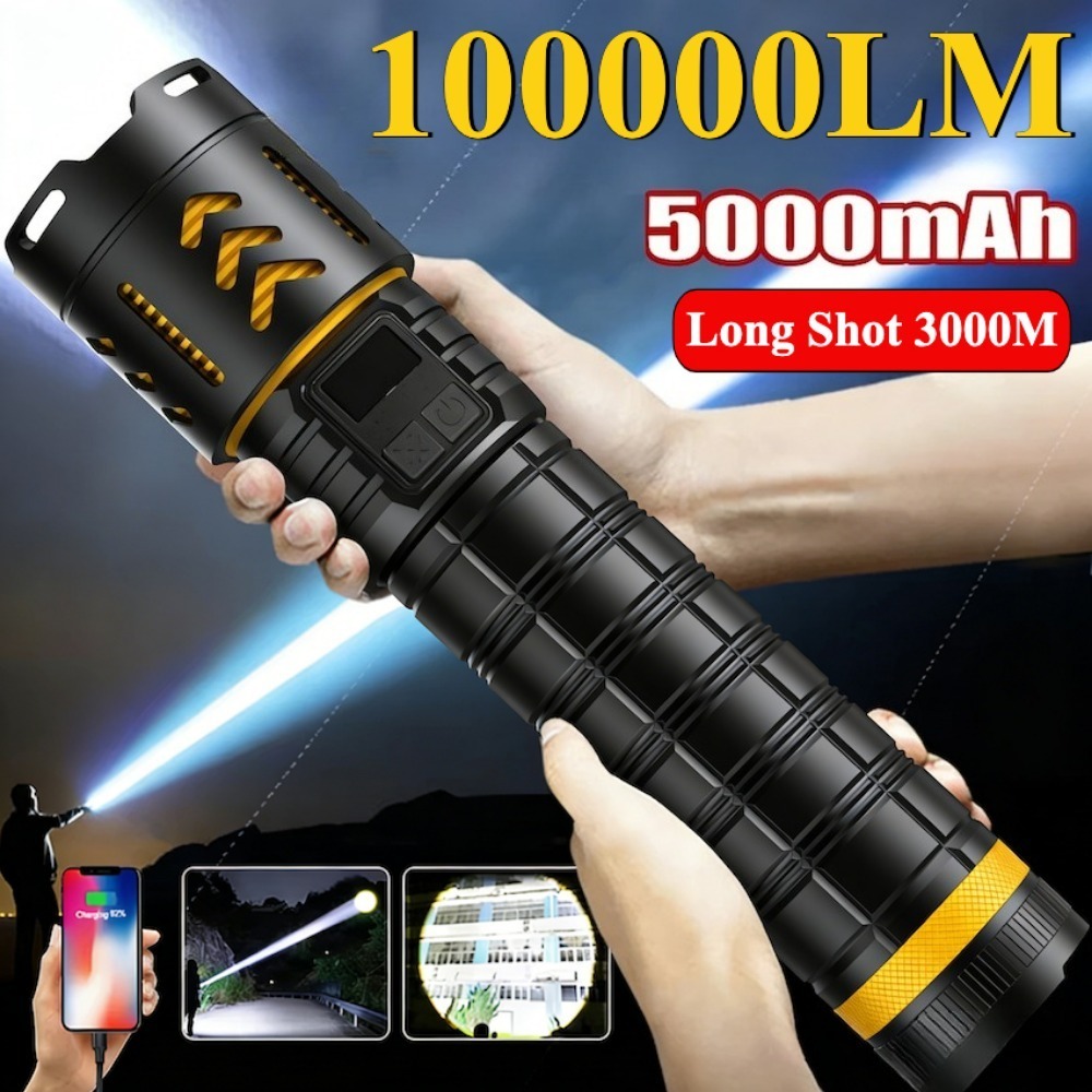 High Power LED Flashlight Zoom - Fishing Light のレビューと価格