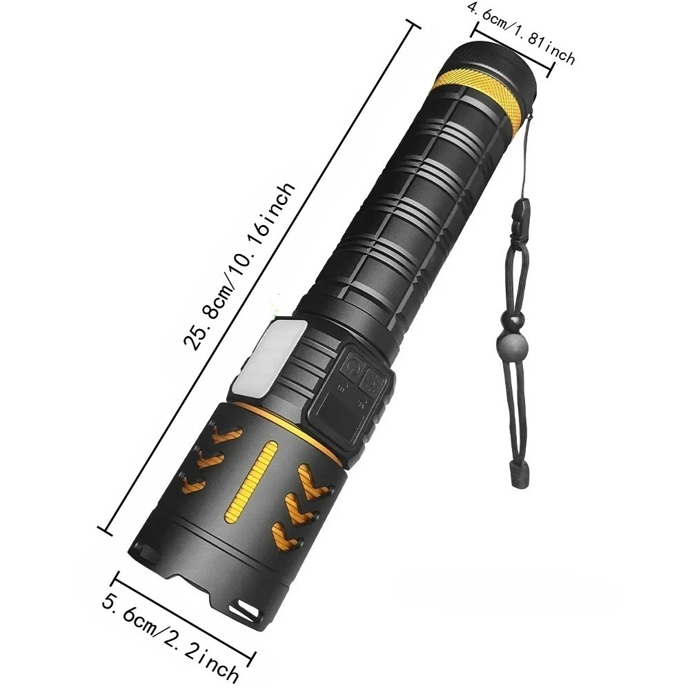 High Power LED Flashlight Zoom - Fishing Light のレビューと価格