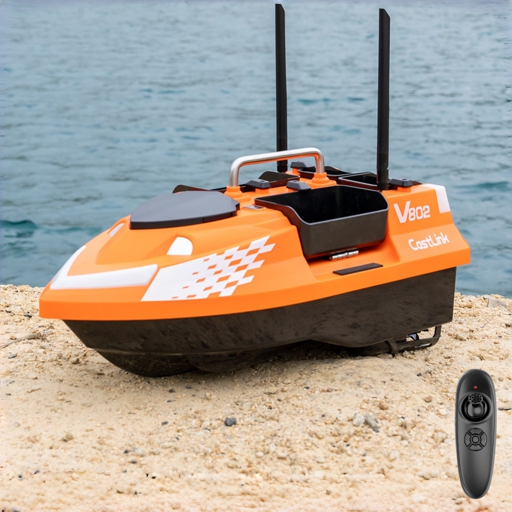 Dual Antenna RC Bait Boat 4 Ba - Fish Finder Cable のレビューと価格