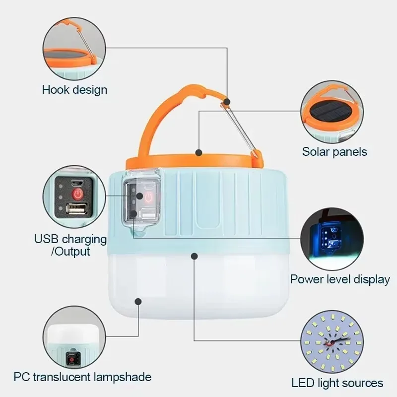 Solar Camping Lantern Recharge - Fishing Light のレビューと価格