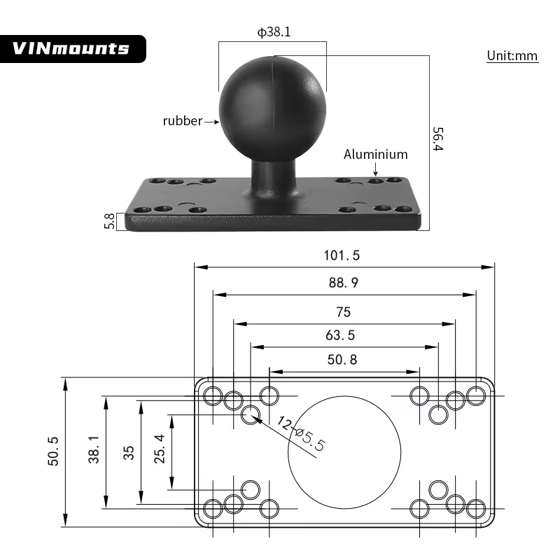 Universal Marine Electronic Fi - Fish Finder Mount のレビューと価格