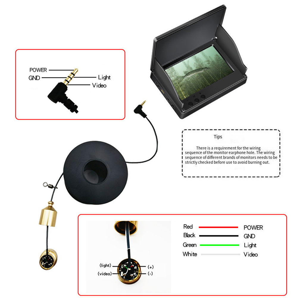 1pc Underwater Fishing Camera  - Fish Finder Portable のレビューと価格