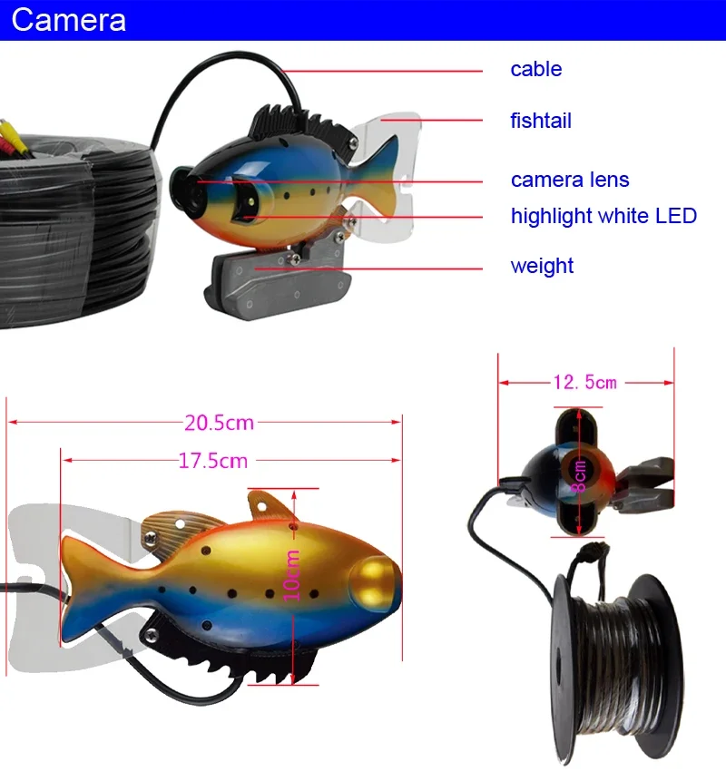 SY801 Full Waterproof Underwat - Fish Finder Case のレビューと価格