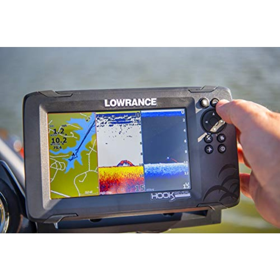 HOOK Reveal 5 SplitShot - 5-in - Fish Finder Transducer のレビューと価格