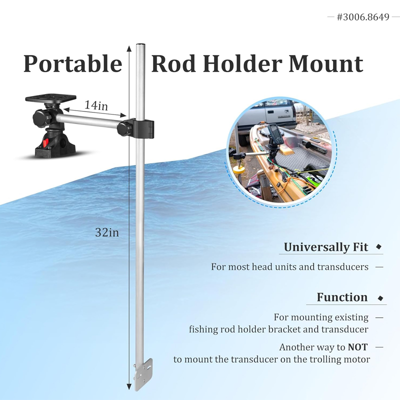 360° Rotation ,Marine Fish Fin - Fish Finder Transducer のレビューと価格