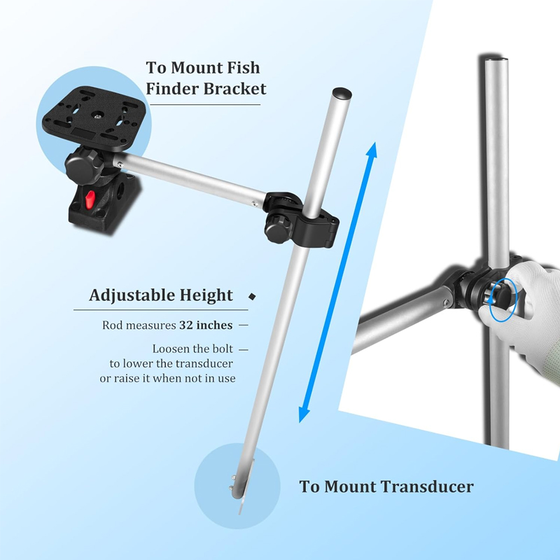 360° Rotation ,Marine Fish Fin - Fish Finder Transducer のレビューと価格