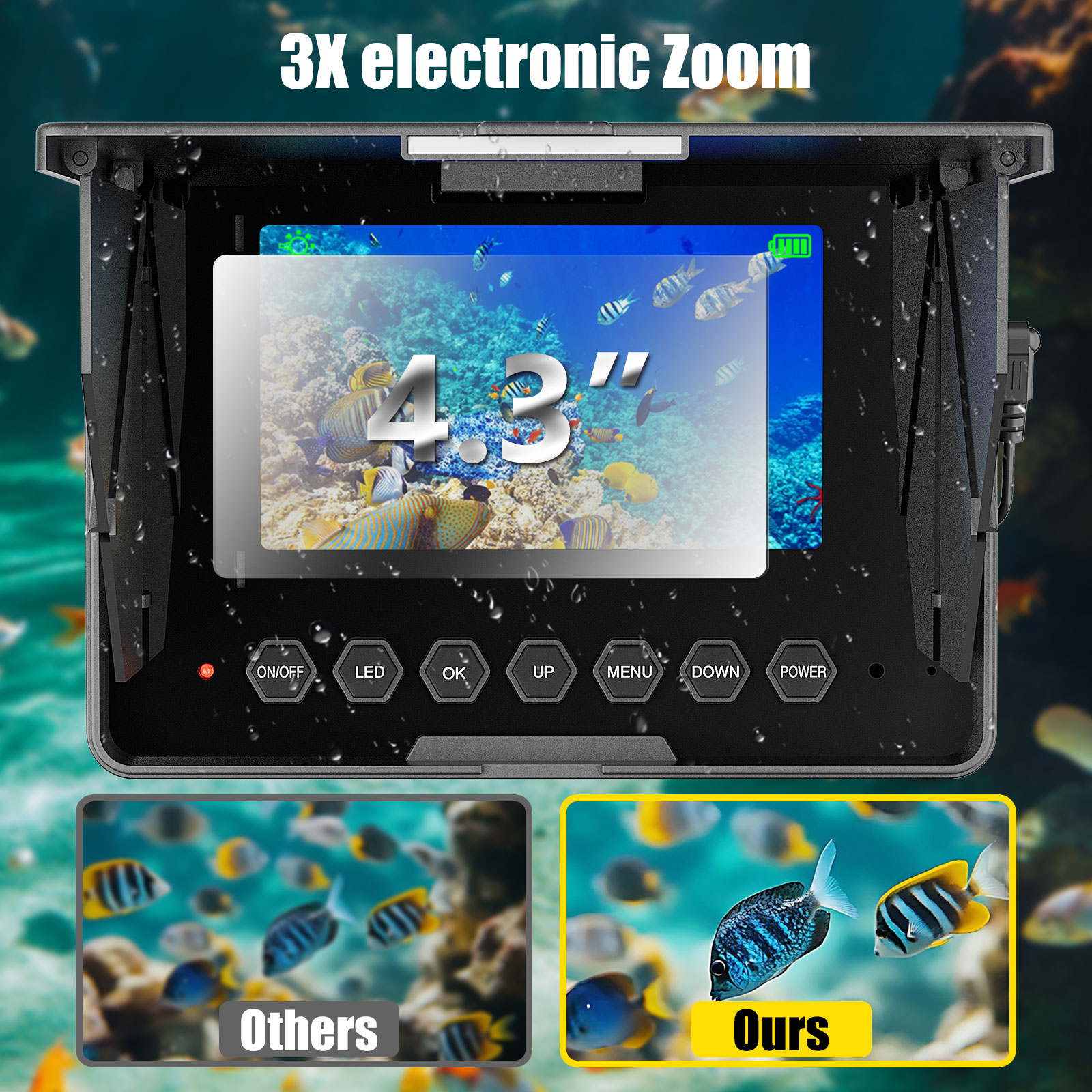 Underwater Fishing Camera - 15 - Fish Finder Cable のレビューと価格