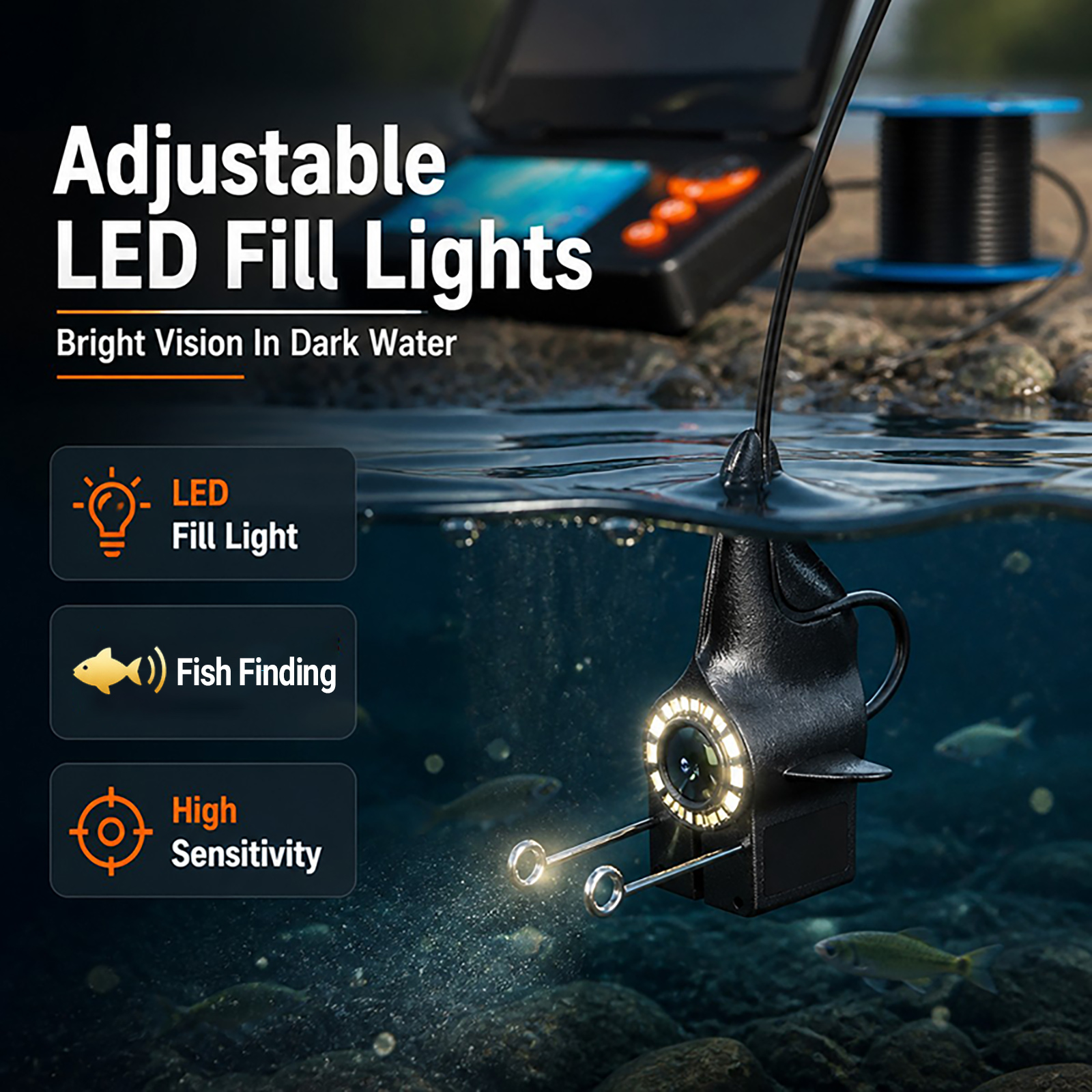 Fish Finder Underwater Camera  - Fishing Depth Finder のレビューと価格