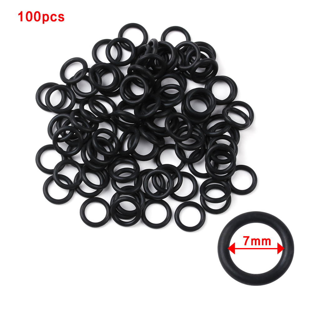 100 PCs Black Rubber O-Rings S - Bite Indicator のレビューと価格