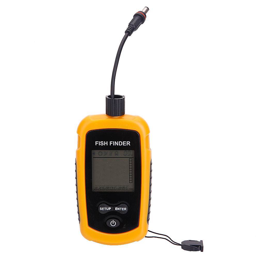 Alarm 100M Portable Sonar Fish - Fish Finder Transducer のレビューと価格