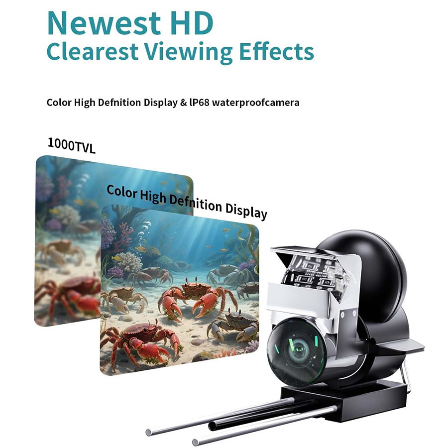 FOURQ Handheld 1080P 4.3'' LCD - Fishing Depth Finder のレビューと価格