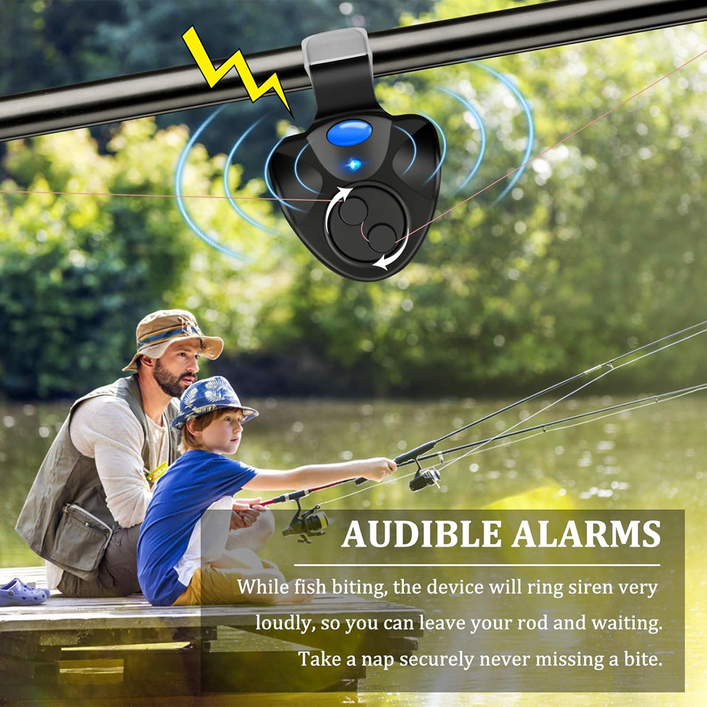 Carp Fishing Clip Set Rod Elec - Fish Finder Portable のレビューと価格