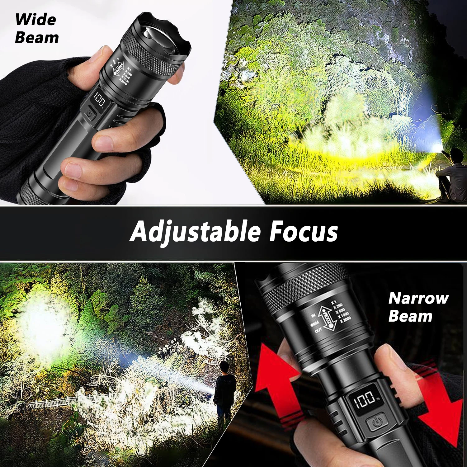 Ultra Bright LED Flashlight 20 - Fishing Light のレビューと価格