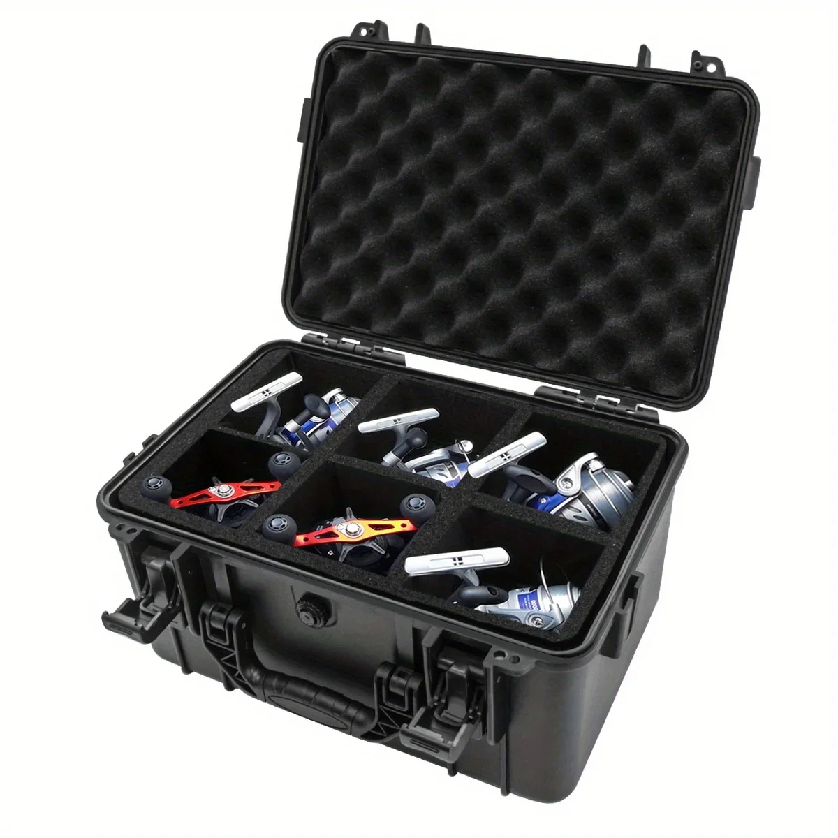 1 portable toolbox with pre cu - Fish Finder Case のレビューと価格