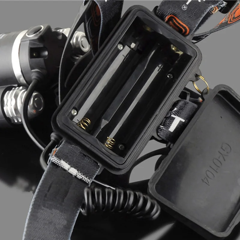 High Power LED Headlamp 18650  - Fish Finder Battery のレビューと価格