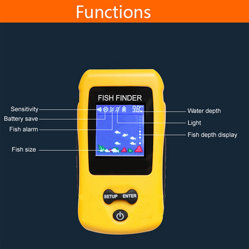 Brand New KDR Colorful Wireles - Fish Finder Transducer のレビューと価格