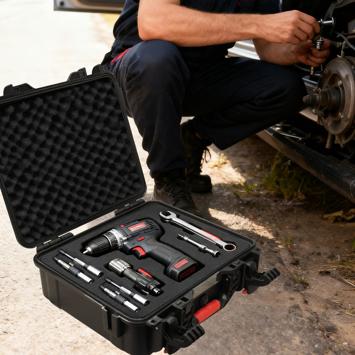 Portable Tool Box with Shock - - Fish Finder Case のレビューと価格