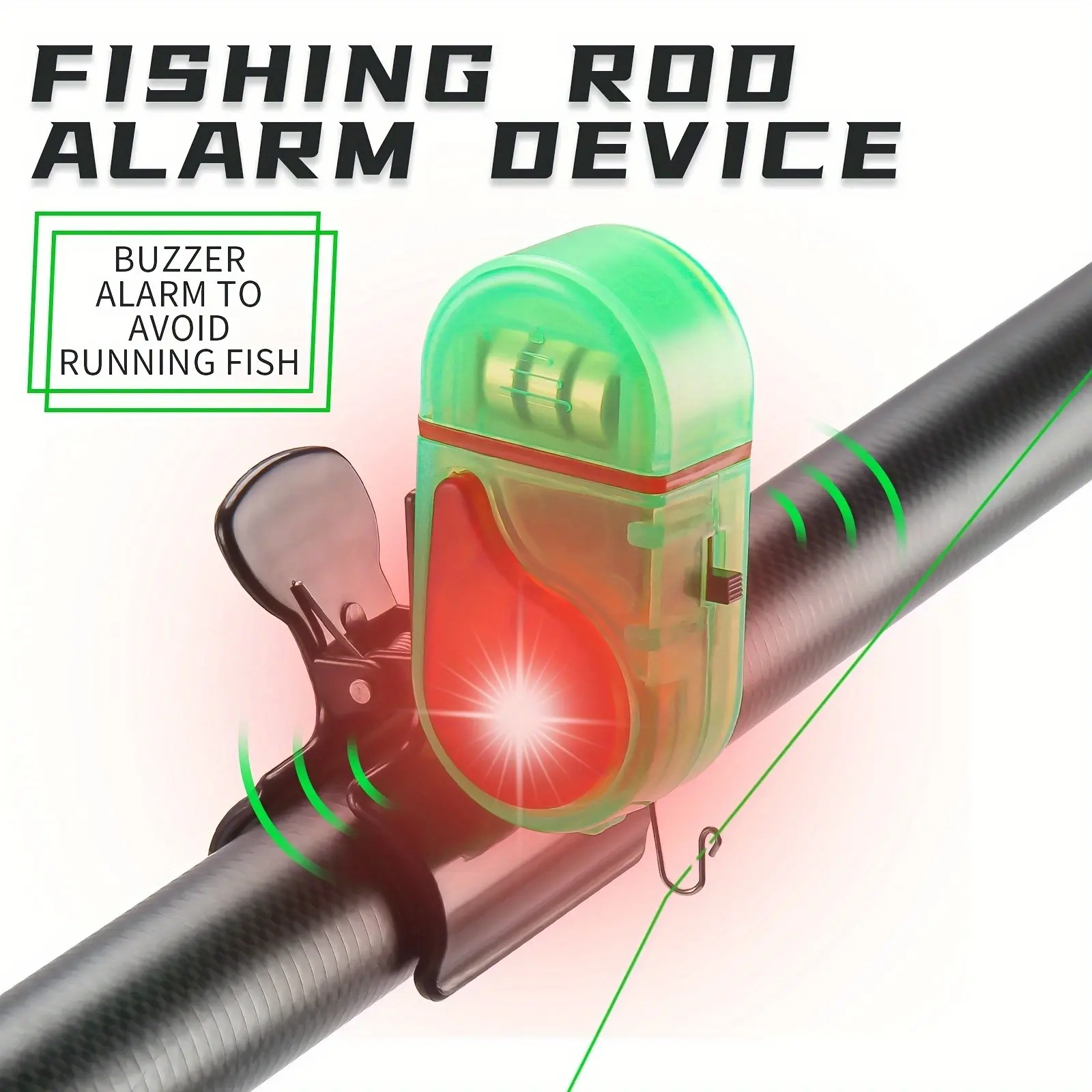 2PCS LED Fishing Bite Alarm, 2 - Fish Alarm のレビューと価格