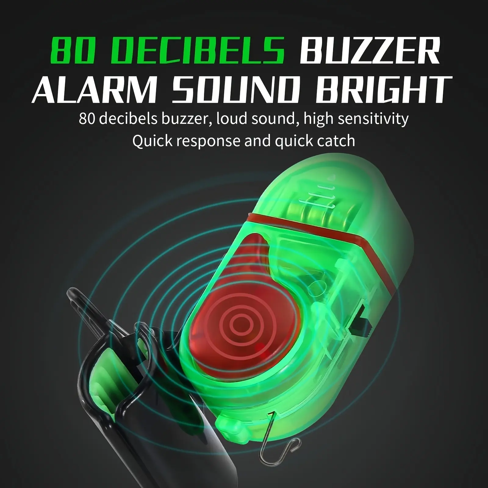 2PCS LED Fishing Bite Alarm, 2 - Fish Alarm のレビューと価格