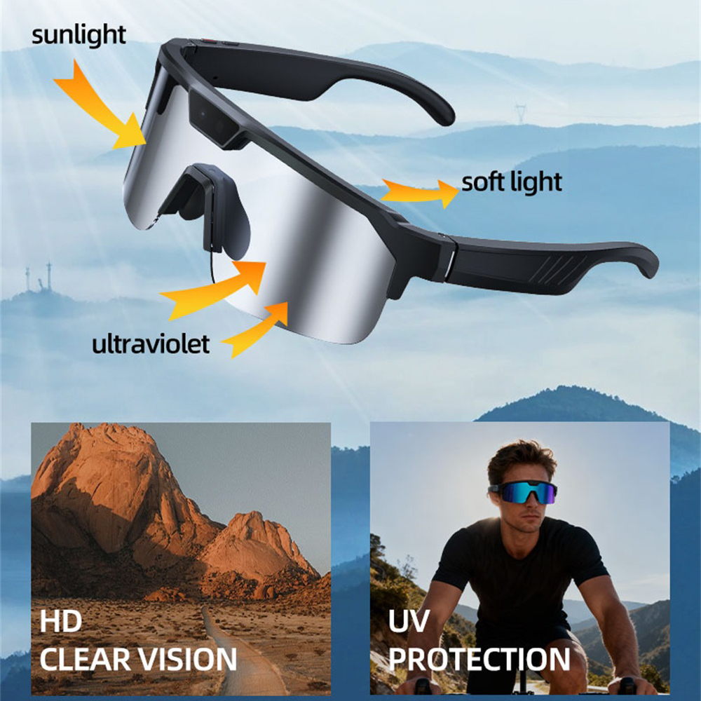 AI Smart Cycling Glasses Men W - Fishing Camera のレビューと価格