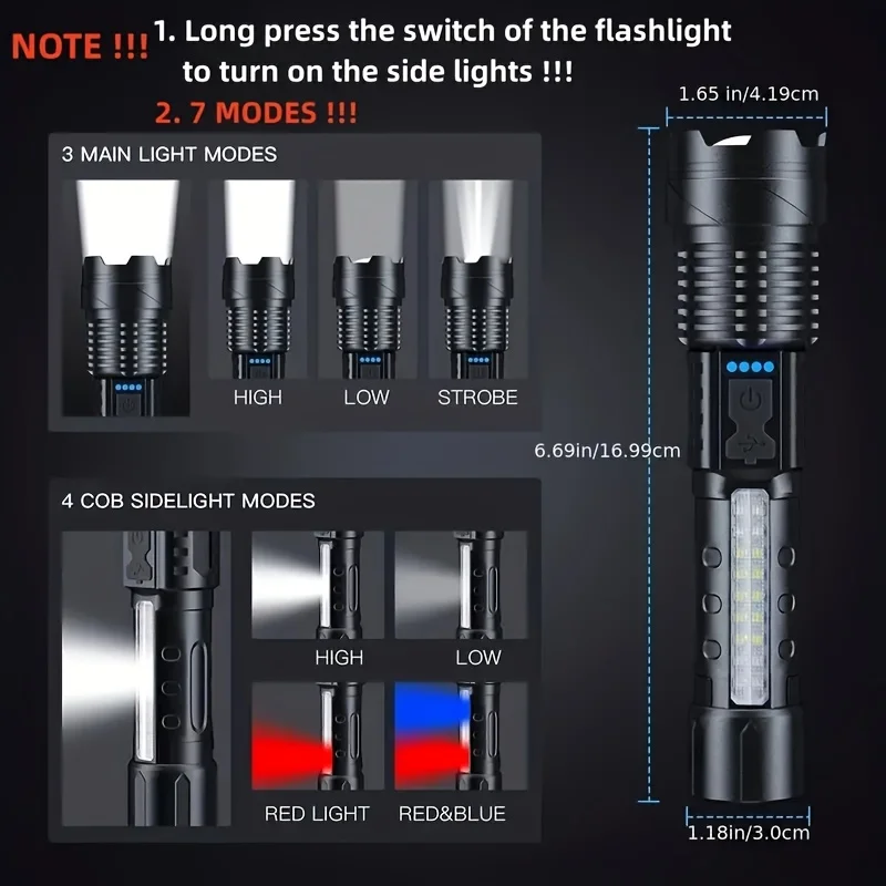 Powerful LED Flashlight Batter - Fishing Light のレビューと価格