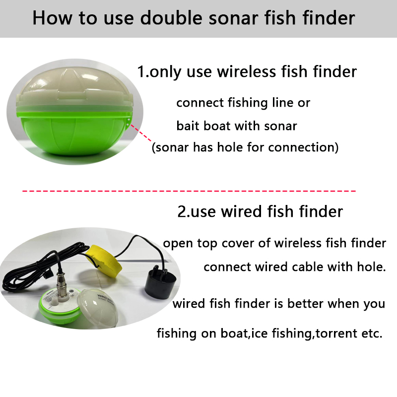 Portable Bluetooth Wireless So - Fishing Depth Finder のレビューと価格