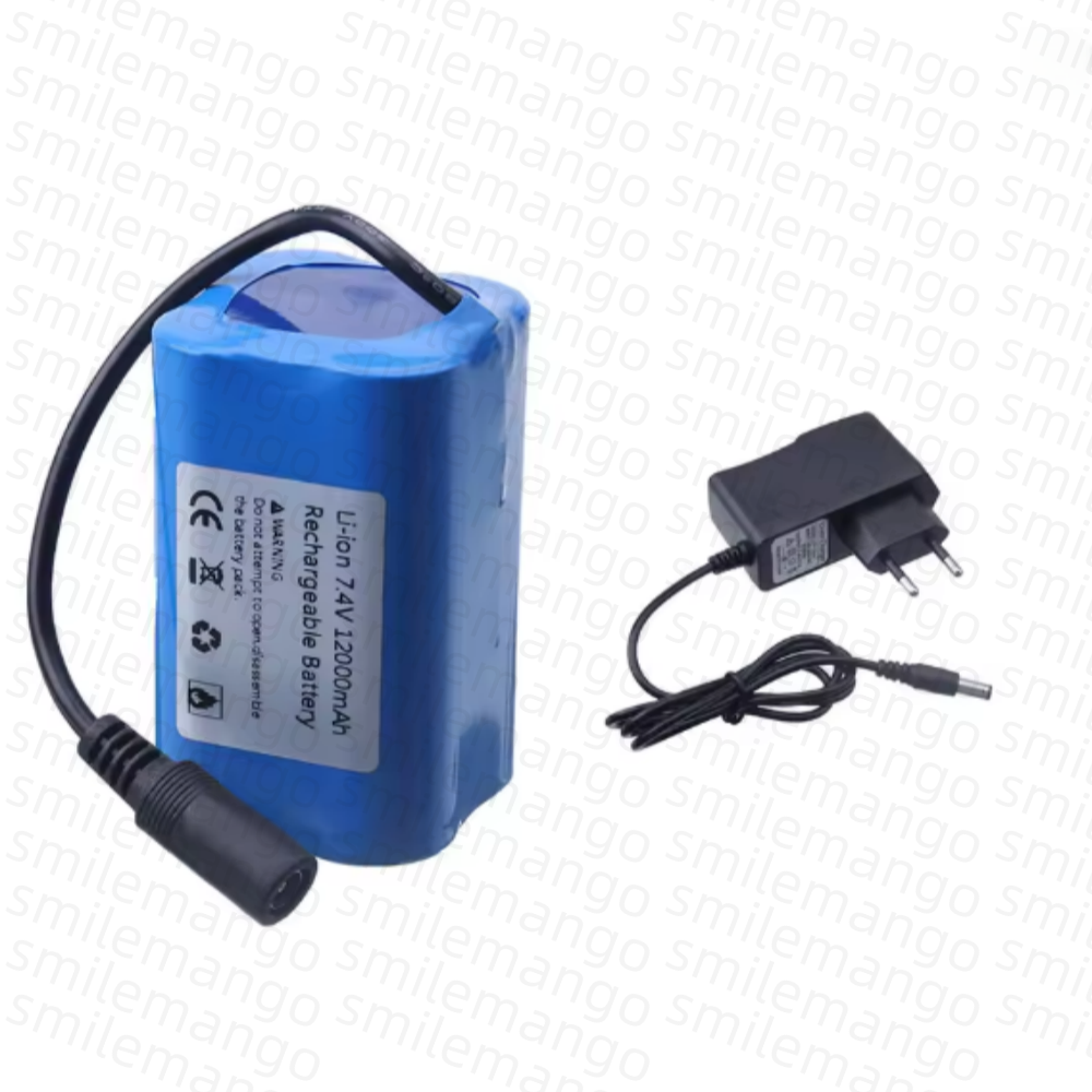 7.4V 12000mAh Battery with USB - Fish Finder Charger のレビューと価格