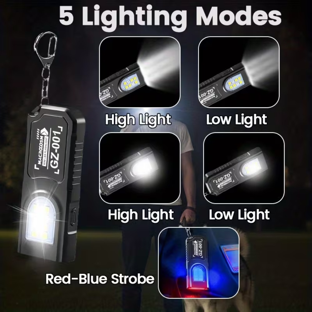 Mini COB LED Keychain Flashlig - Fishing Light のレビューと価格