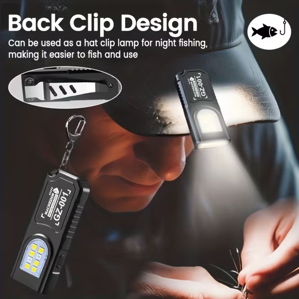 Mini COB LED Keychain Flashlig - Fishing Light のレビューと価格