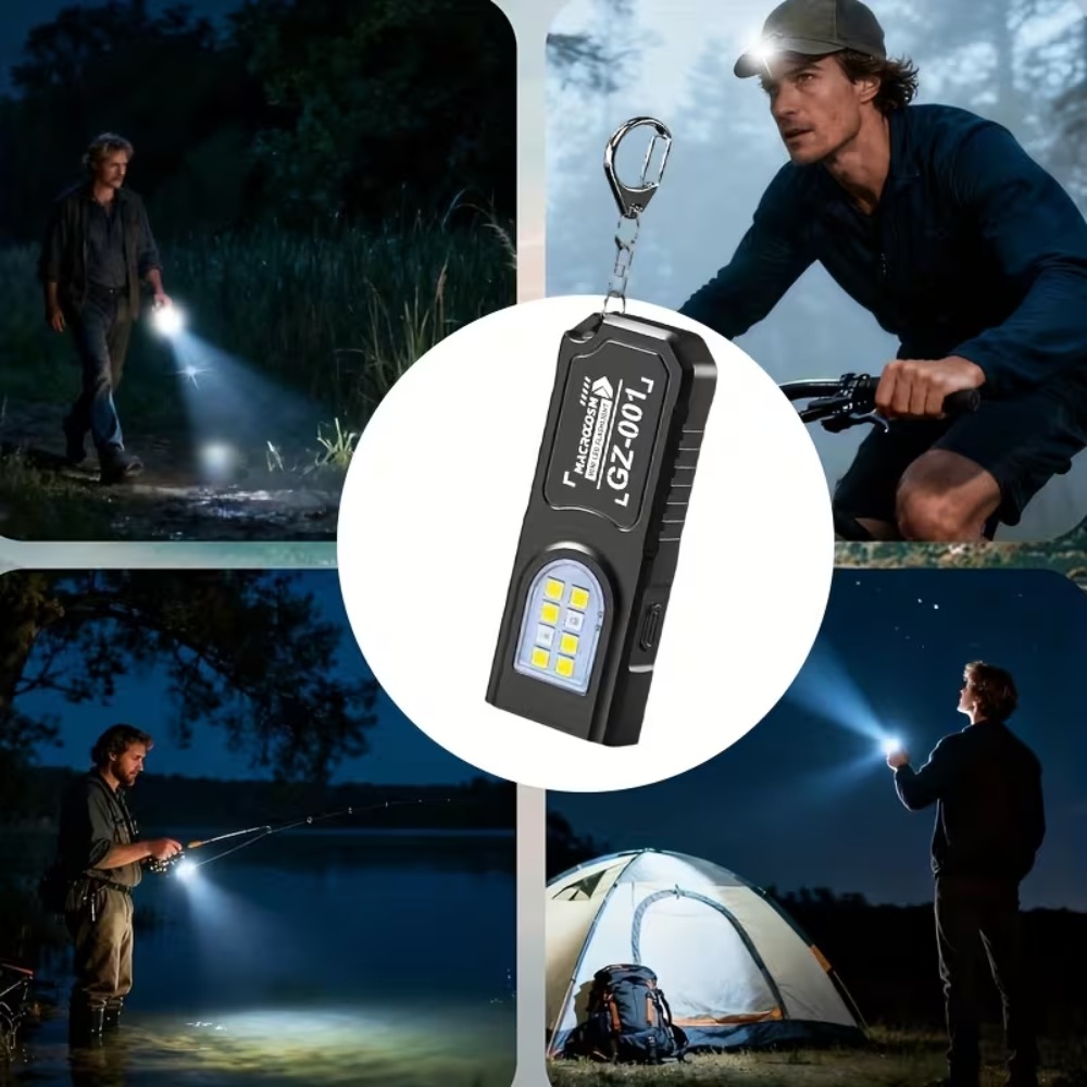 Mini COB LED Keychain Flashlig - Fishing Light のレビューと価格